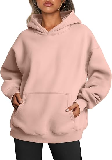 Womens Oversized Hoodies Fleece Sweatshirts Fall Fashion 2025 Pullover Sweaters Winter Clothes