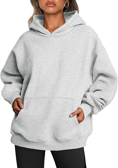 Womens Oversized Hoodies Fleece Sweatshirts Fall Fashion 2025 Pullover Sweaters Winter Clothes